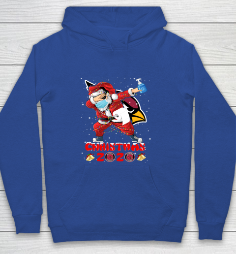 Arizona Cardinals Funny Santa Claus Dabbing Christmas 2020 NFL Youth Hoodie 6