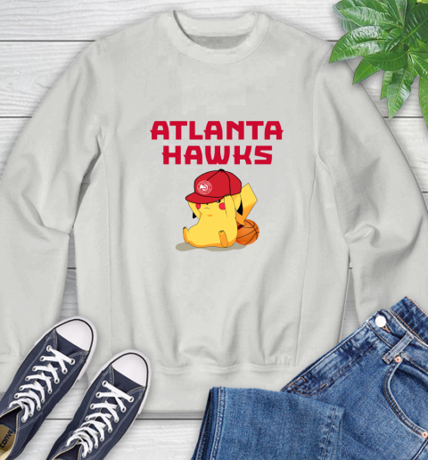 NBA Pikachu Basketball Sports Atlanta Hawks Sweatshirt 5