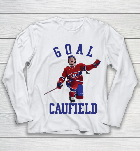 Goal Caufield Shirt Canadiens Youth Long Sleeve