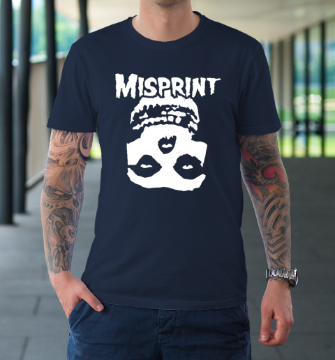 Misprint Skull Funny Misfit T-Shirt - Image 3