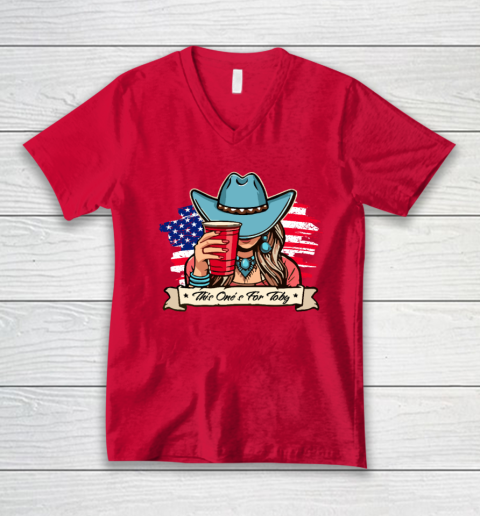 Toby Keith This One's For Toby V-Neck T-Shirt 5