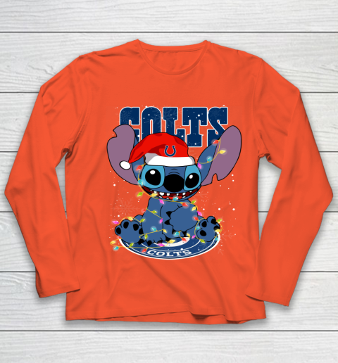 Indianapolis Colts NFL Football noel stitch Christmas Youth Long Sleeve 2