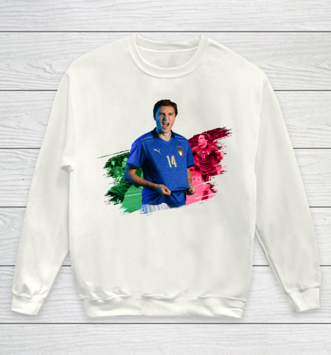 Italy Euro Champions 2020 14 Francesco Chiesa  Italian football star Youth Sweatshirt