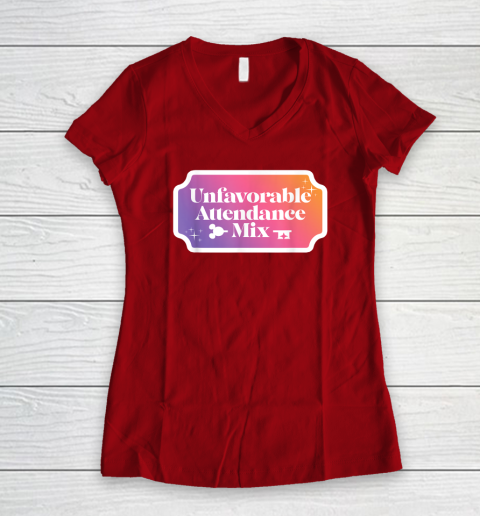 Unfavorable Attendance Mix Women's V-Neck T-Shirt - Image 7