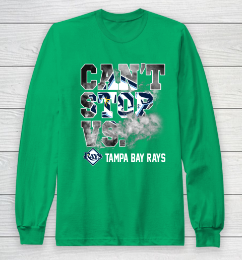 MLB Tampa Bay Rays Baseball Can't Stop Vs Rays Long Sleeve T-Shirt 4
