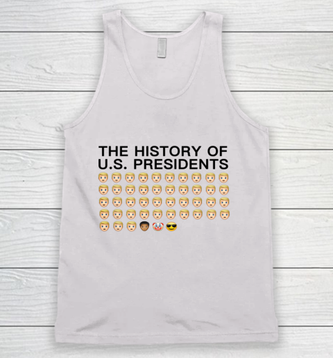 Emojis History of US Presidents Funny Anti Trump Tank Top