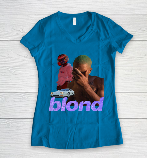 Frank Ocean Blonde Women's V-Neck T-Shirt 5