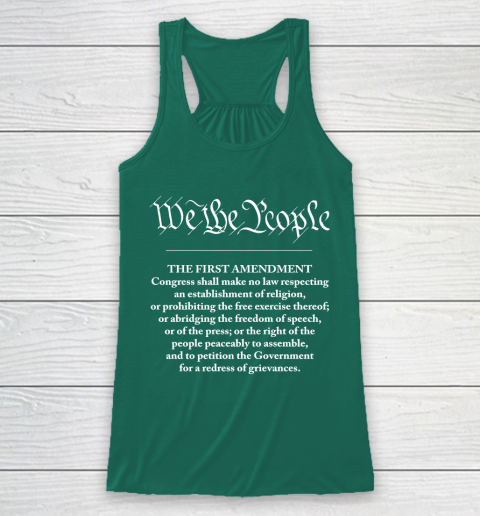 We The People  First Amendment Racerback Tank 5