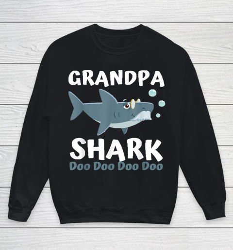 Grandpa Funny Gift Apparel  Fathers Day Gift From Wife Kids Baby Grandpa Youth Sweatshirt