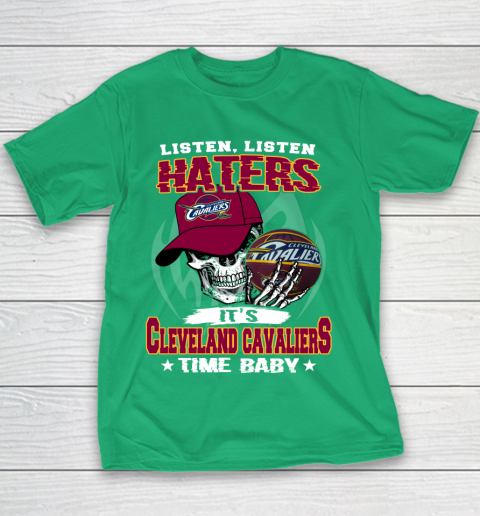 Listen Haters It is CAVALIERS Time Baby NBA Youth T-Shirt 3