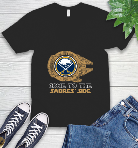 NHL Come To The Buffalo Sabres Wars Hockey Sports V-Neck T-Shirt