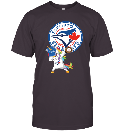 Hip Hop Dabbing Unicorn Flippin Love Toronto Blue Jays Unisex Jersey Tee