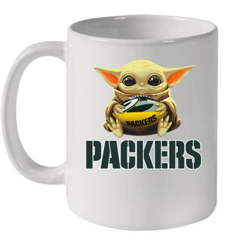 NFL Football Green Bay Packers Baby Yoda Star Wars Shirt Ceramic Mug 11oz