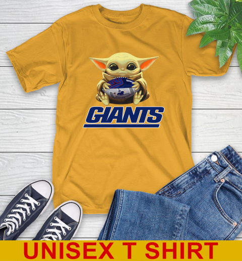 NFL Football New York Giants Baby Yoda Star Wars Shirt T-Shirt 3