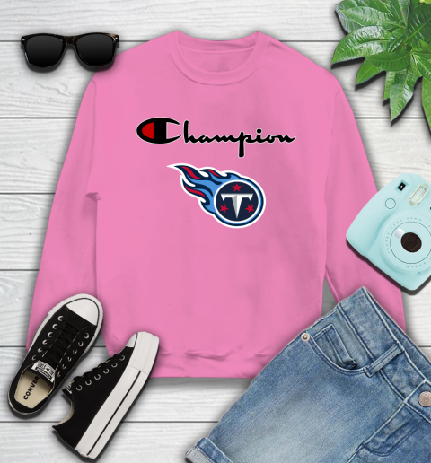 NFL Football Tennessee Titans Champion Shirt Youth Sweatshirt 3