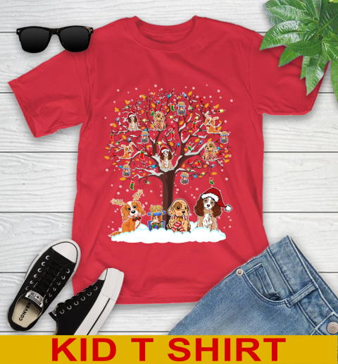 Coker spaniel dog pet lover christmas tree shirt 248