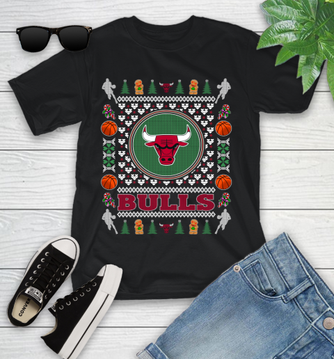 Chicago Bulls Merry Christmas NBA Basketball Loyal Fan Ugly Shirt 100