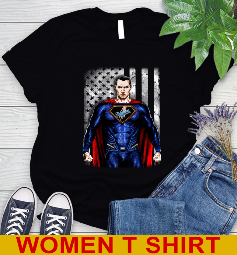 MLB Baseball Los Angeles Dodgers Superman DC Shirt Women's T-Shirt
