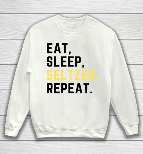 Bud Light Seltzer  Eat Sleep Seltzer Repeat Sweatshirt