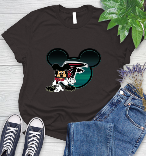 NFL Atlanta Falcons Mickey Mouse Disney Football T Shirt Women's T-Shirt 8