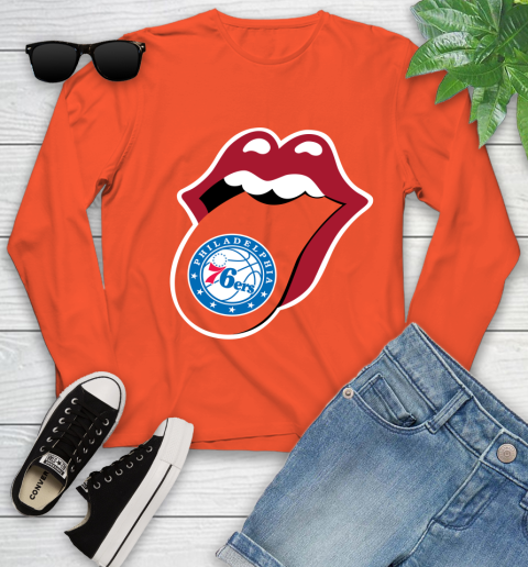 Philadelphia 76ers NBA Basketball Lips I Root For My Team Adoring Fan 128