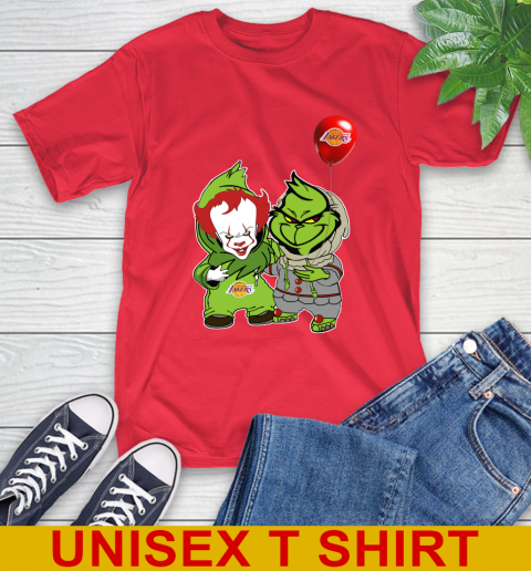 Los Angeles Lakers Baby Pennywise Grinch Christmas NBA Basketball T-Shirt 10