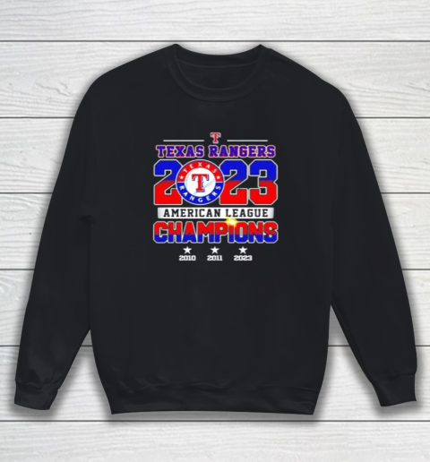 Texas Rangers 2023 AL Champions Sweatshirt