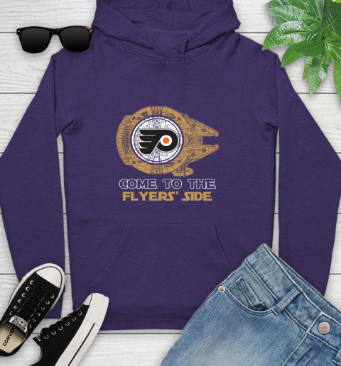NHL Come To The Philadelphia Flyers Wars Hockey Sports Youth Hoodie 5