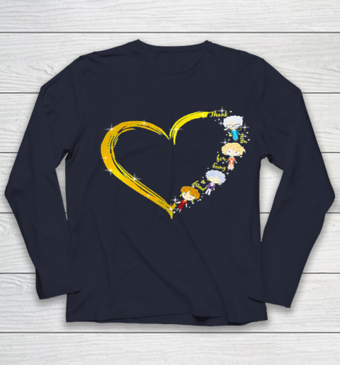Heart The Golden Girls Thank you for being a friend Youth Long Sleeve 2