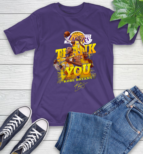kobe bryant purple shirt