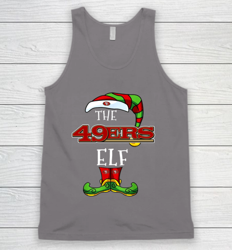 San Francisco 49ers Christmas ELF Funny NFL Tank Top 6