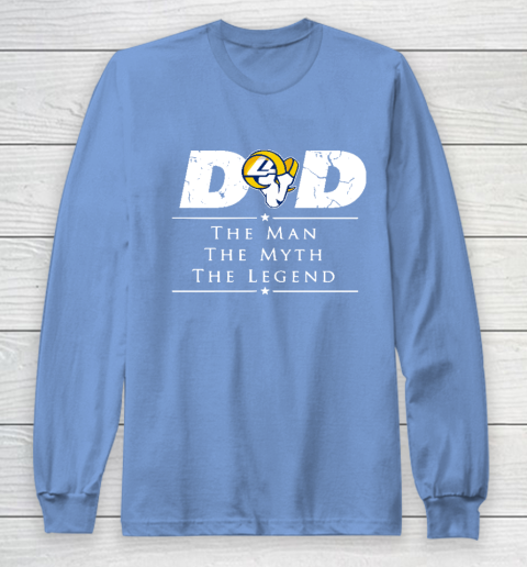 Los Angeles Rams NFL Football Dad The Man The Myth The Legend Long Sleeve T-Shirt 8