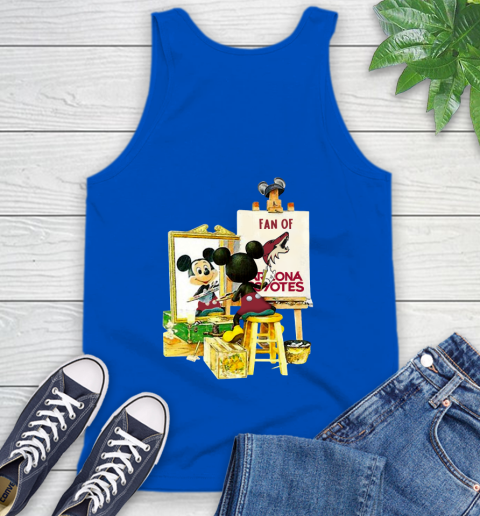 NHL Hockey Arizona Coyotes Mickey Drawing Shirt - Image 70