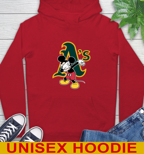 Oakland Athletics MLB Baseball Dabbing Mickey Disney Sports Hoodie 10