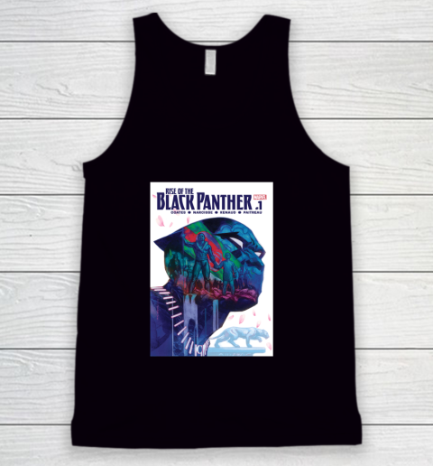 Marvel The Black Panther Rises Double Exposure Comic Tank Top