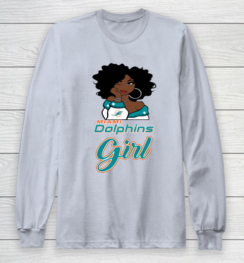 Miami Dolphins Girl NFL Long Sleeve T-Shirt 6