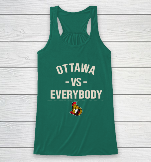 Ottawa Senators Vs Everybody Racerback Tank 5