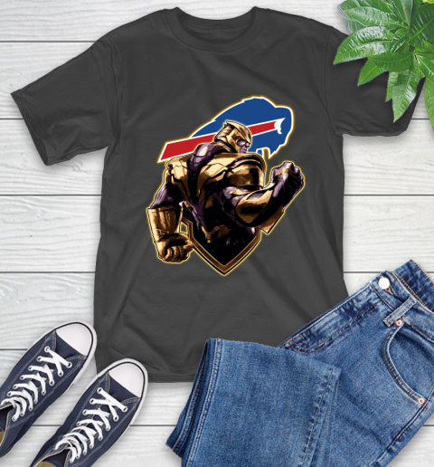 NFL Thanos Avengers Endgame Football Sports Buffalo Bills T-Shirt 2