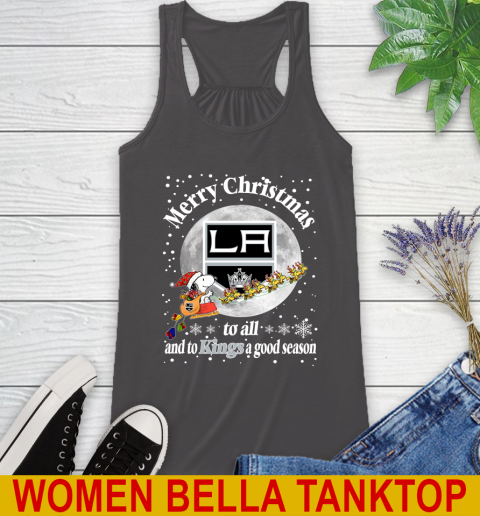 Los Angeles Kings Merry Christmas To All And To Kings A Good Season NHL Hockey Sports Racerback Tank 10