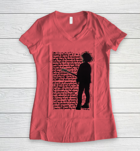 The Cure Tshirt Llullaby Women's V-Neck T-Shirt 3
