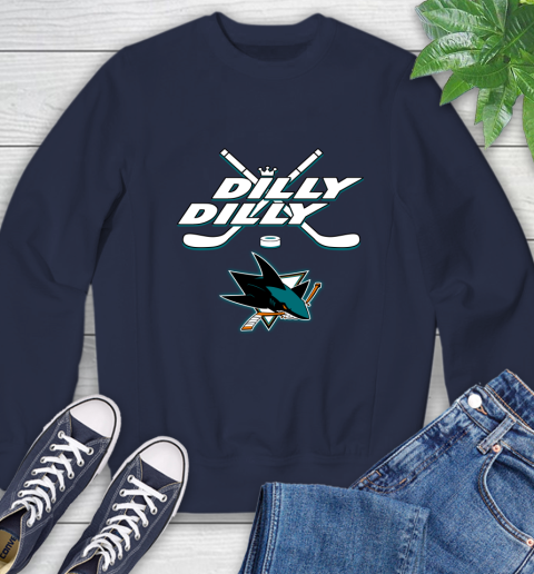 NHL San Jose Sharks Dilly Dilly Hockey Sports Sweatshirt 3