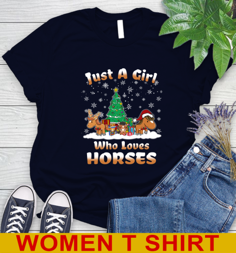 Christmas Just a girl who love horse 86