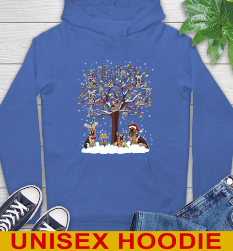German shepherd dog pet lover light christmas tree shirt 21