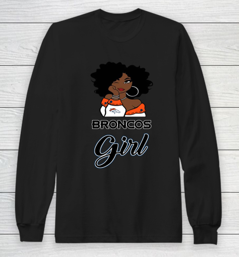 Denver Broncos Girl NFL Long Sleeve T-Shirt