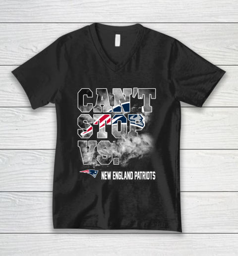 NFL New England Patriots Can't Stop Vs V-Neck T-Shirt