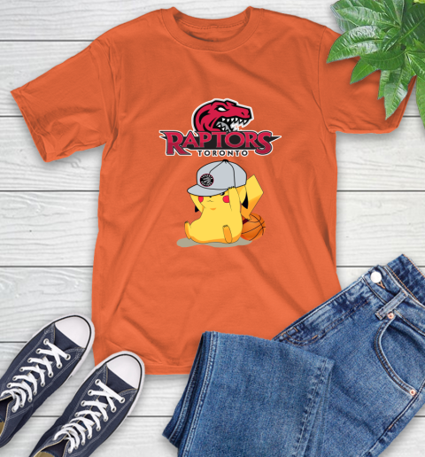 NBA Pikachu Basketball Sports Toronto Raptors T-Shirt 5