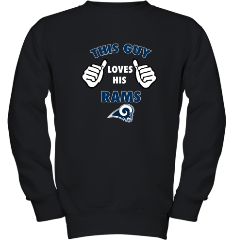 This Girl Loves Her Los Angeles Rams Youth Sweatshirt