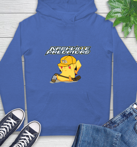 NHL Pikachu Hockey Sports Nashville Predators Hoodie 9