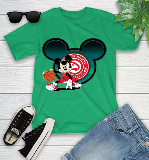 NBA Atlanta Hawks Mickey Mouse Disney Basketball Youth T-Shirt 6