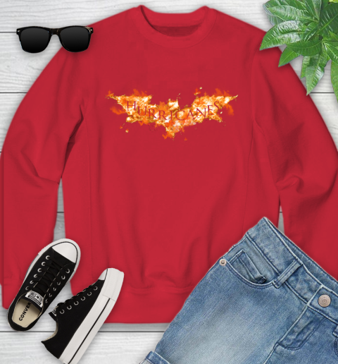 NHL Carolina Hurricanes Batman Logo DC Hockey Sports Shirts Youth Sweatshirt 8